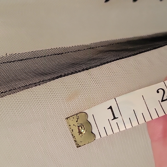 Ann Taylor Loft embroidered Cocktail Dress size 6 Ivory and Black - Picture 5 of 11